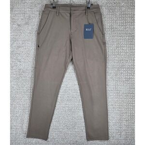 BYLT Premium Basics Everyday Pant 2.0 Slim Fit Green Mens‎ 33x30